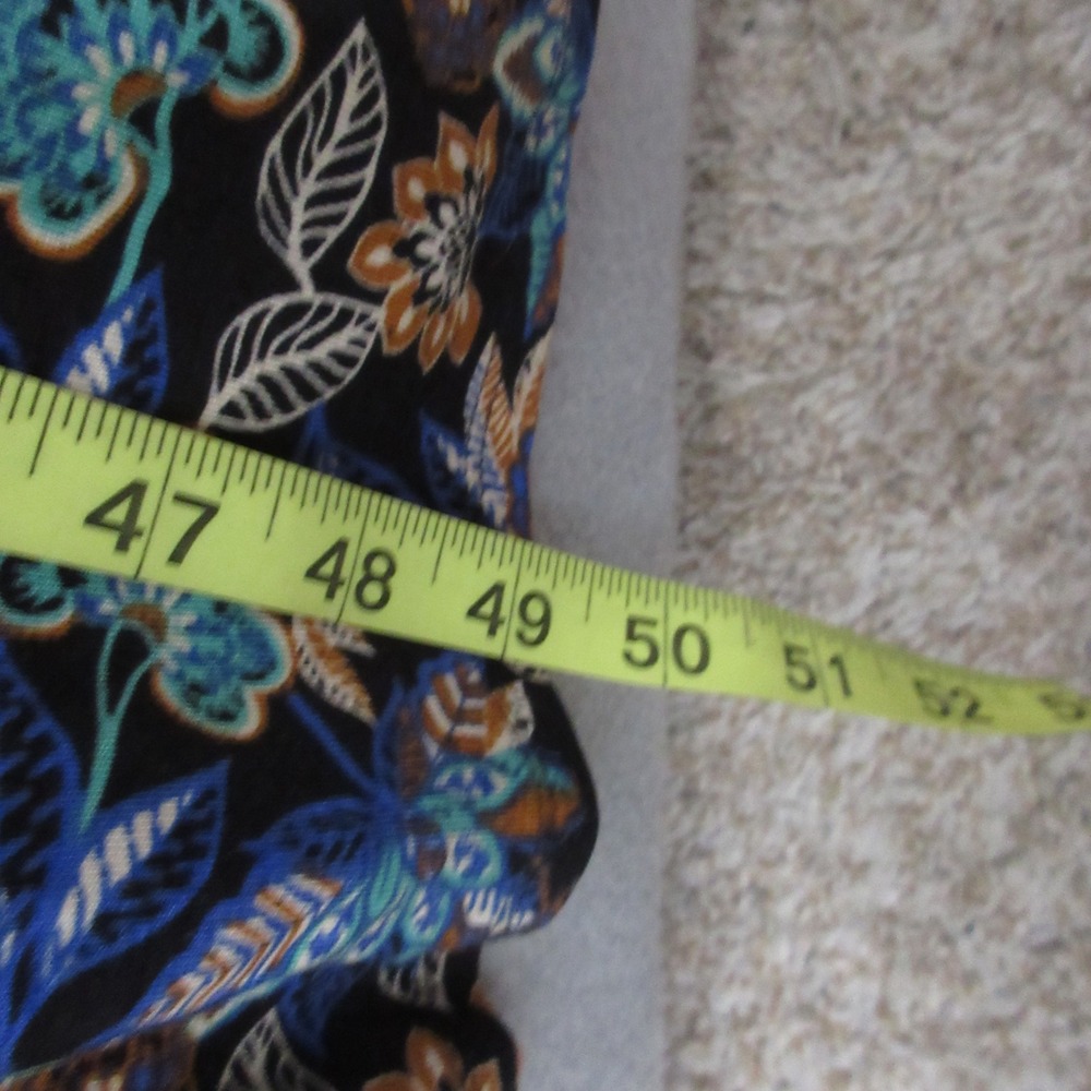 J. Jill Dress Smocked Floral Midi Boho Cottage Core‎ Prairie Flowy Garden NWT - Picture 8 of 9